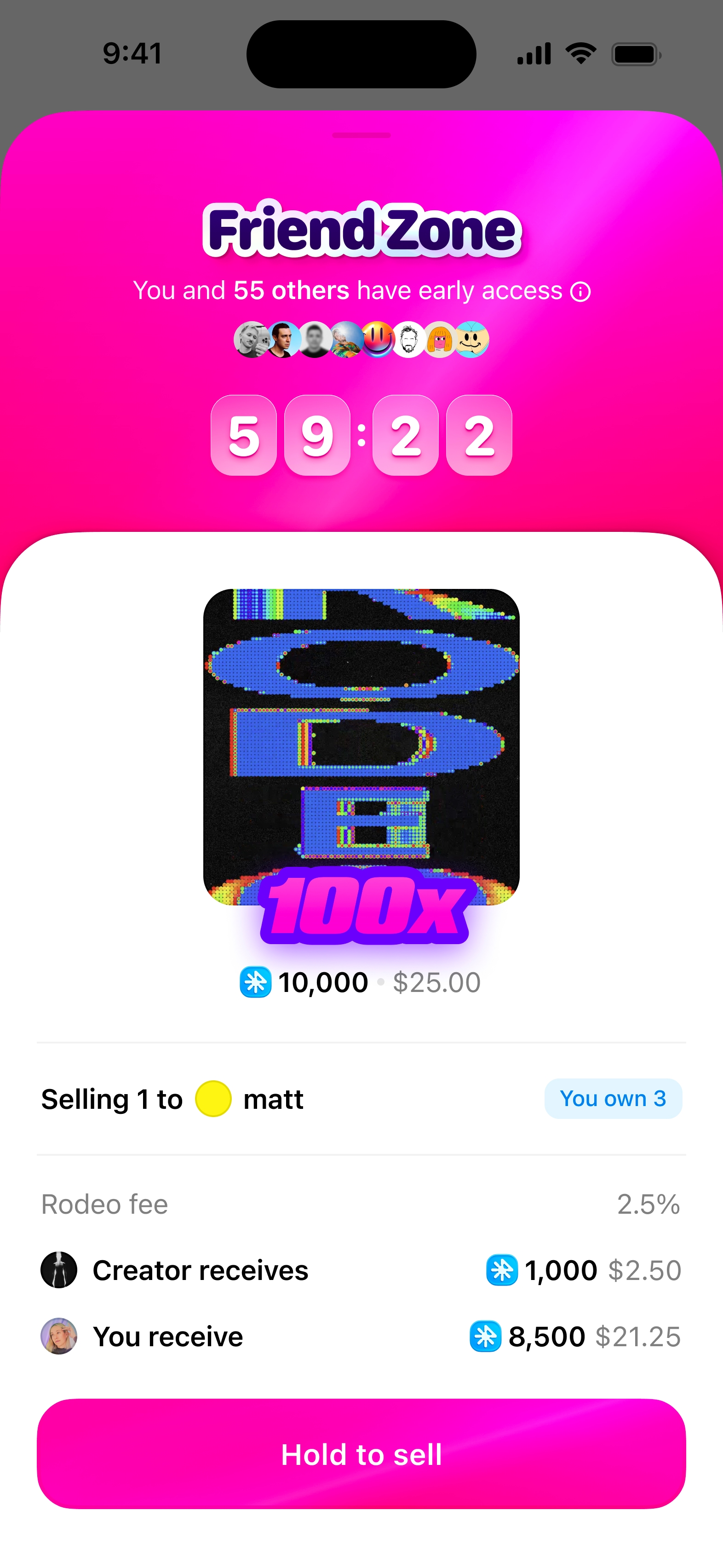 Rodeo — Friend Zone & Selling